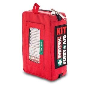 🔥SURVIVAL Compact First Aid Kit-Emergencies Small Kits for Car, 27 Pieces,NWT